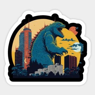 King of The monsters vector illustration design Sticker